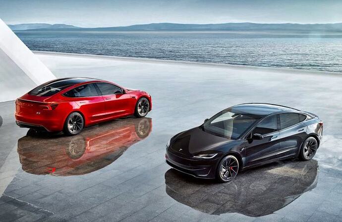 Tesla Model 3, foto de imprensa oficial da marca
