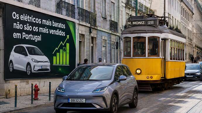 Legenda: Tesla Model 3 e Model Y, os dois elétricos mais vendidos em Portugal entre janeiro e julho de 2026